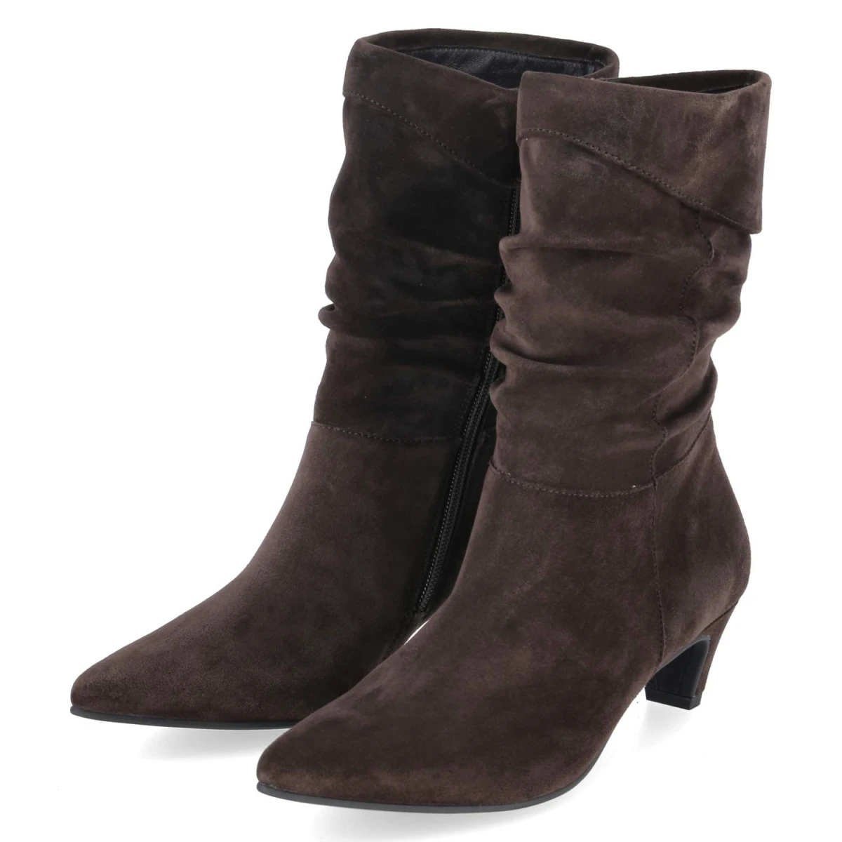 Paul Green Slouchy Boot Stiefeletten - Gr. 38 - Braun - Rauleder