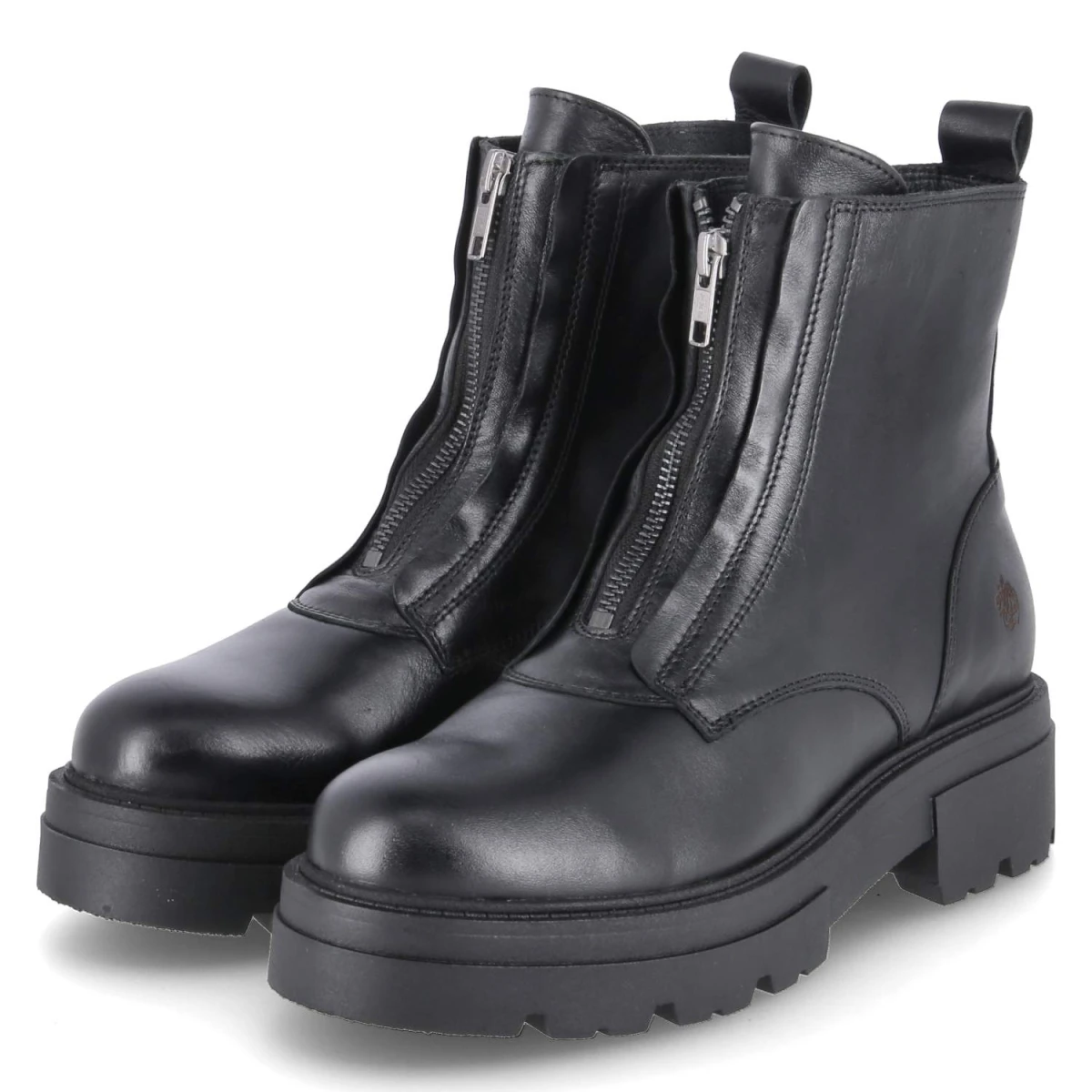 Apple of Eden Combat Boots STAR 1 - Gr. 40 - Schwarz - Glattleder