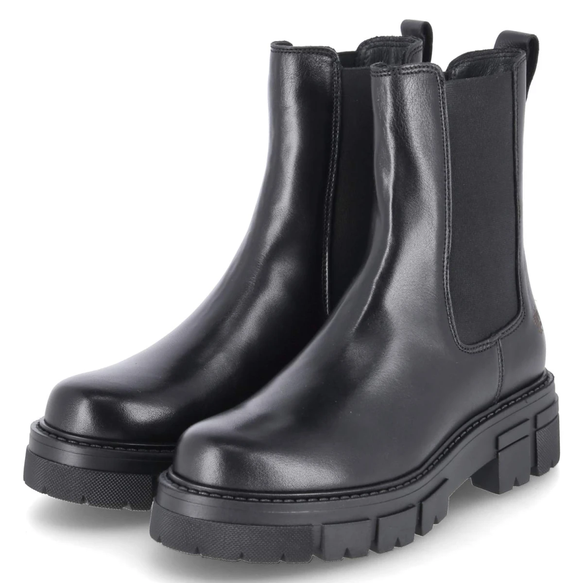 Apple of Eden Chelsea Boots CONNY 1 - Gr. 38 - Schwarz - Glattleder