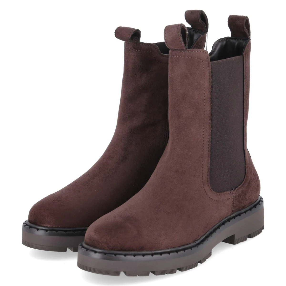 Bugatti Chelsea Boots - Gr. 38 - Braun - Textil