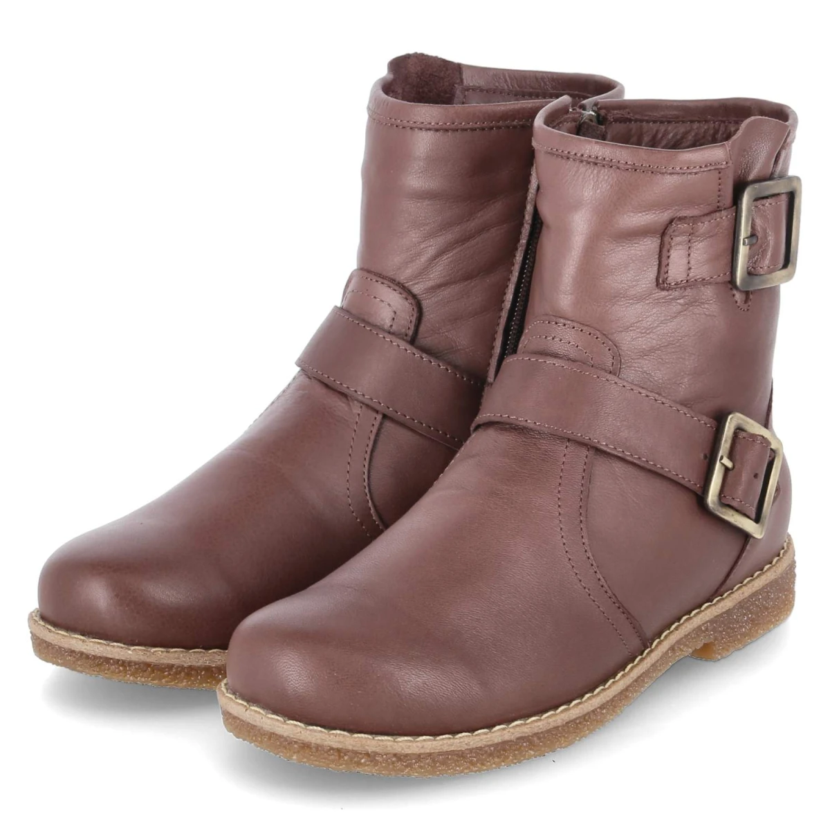 Charlotte of sweden Stiefeletten - Gr. 38 - Braun - Glattleder