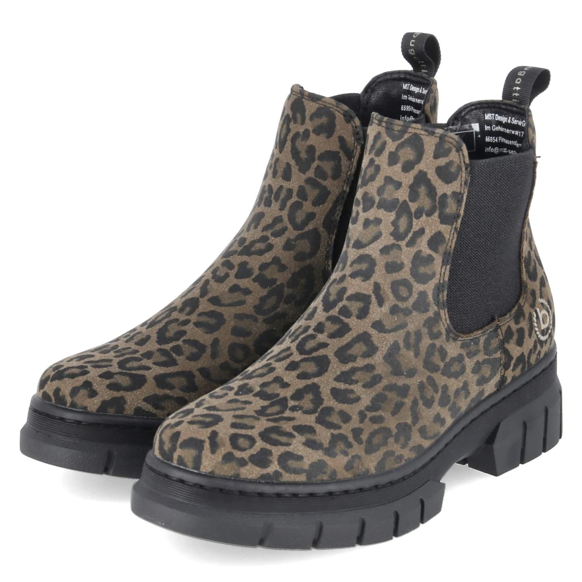Bugatti Chelsea Boots ROXX - Gr. 36 - Braun - Textil & Synthetik