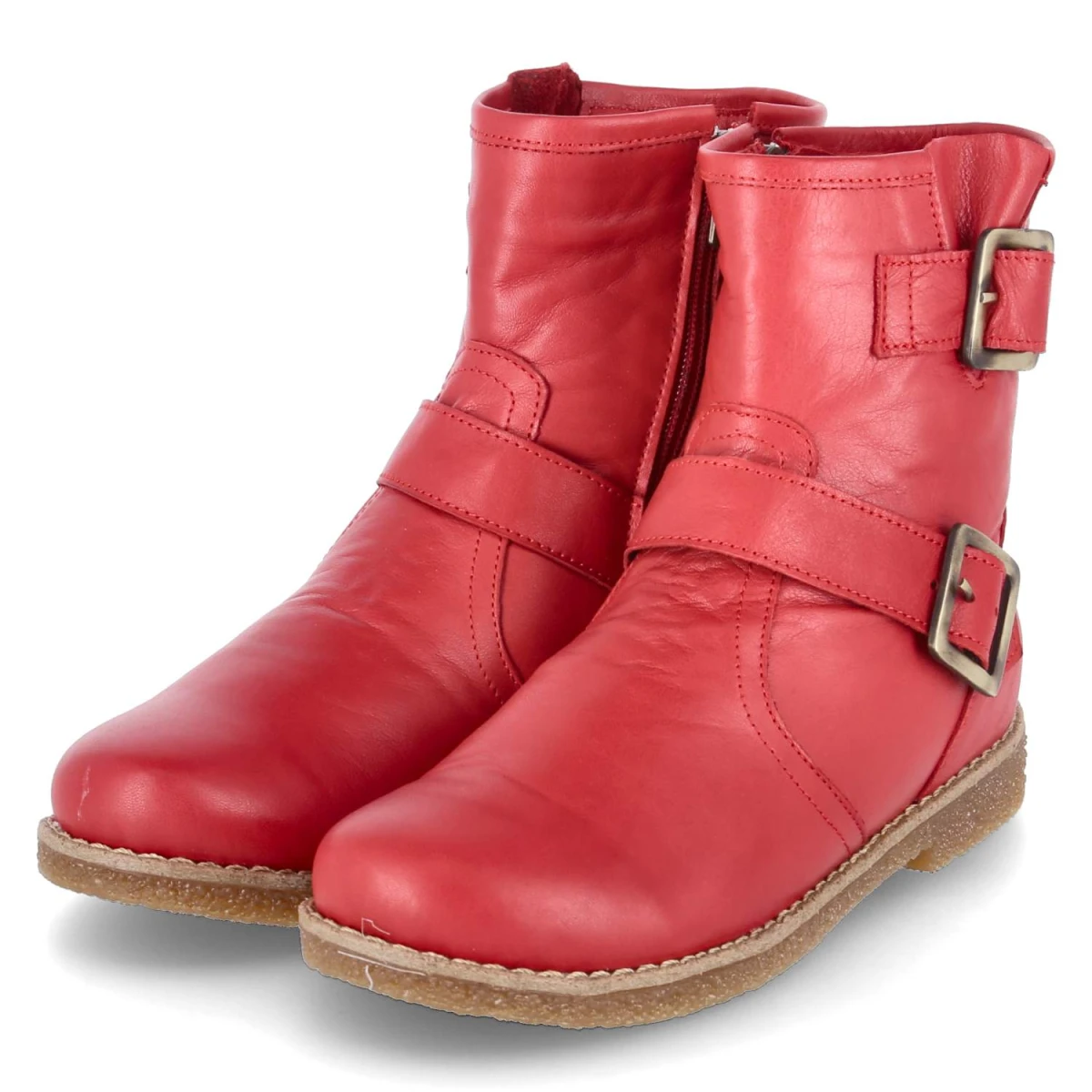 Charlotte of sweden Stiefeletten - Gr. 39 - Rot - Glattleder