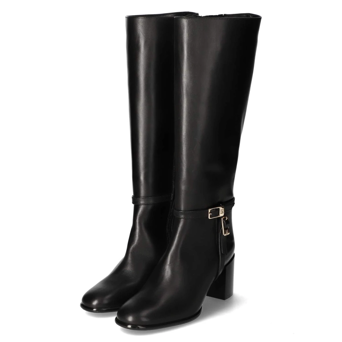 Högl Stiefel - Gr. 41 - Schwarz - Glattleder