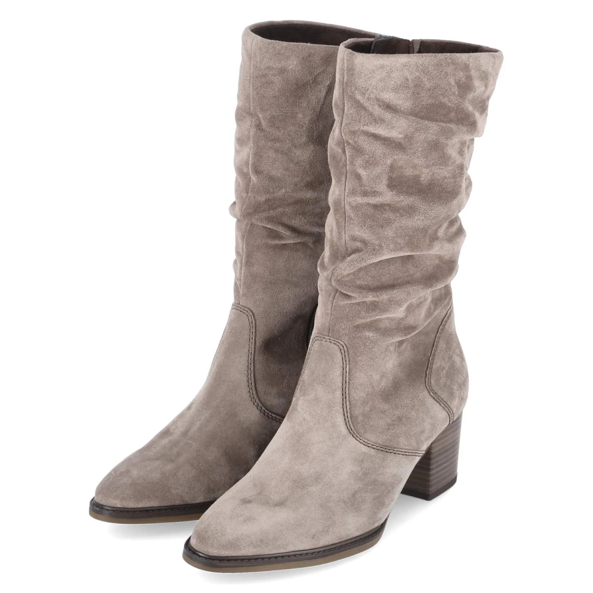 Gabor Stiefel - Gr. 43 - Taupe - Rauleder