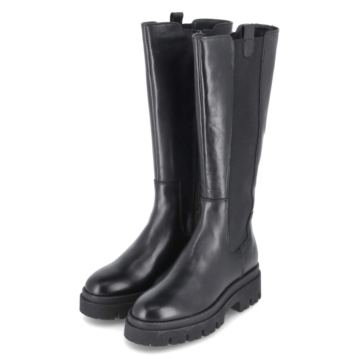 Tamaris Stiefel - Gr. 41 - Schwarz - Glattleder