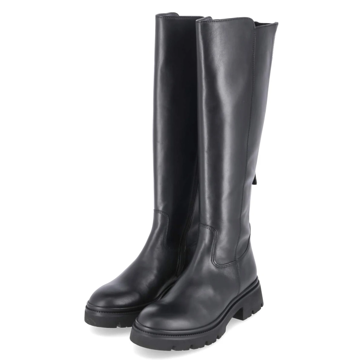 Gabor Stiefel - Gr. 38,5 - Schwarz - Leder & Textil