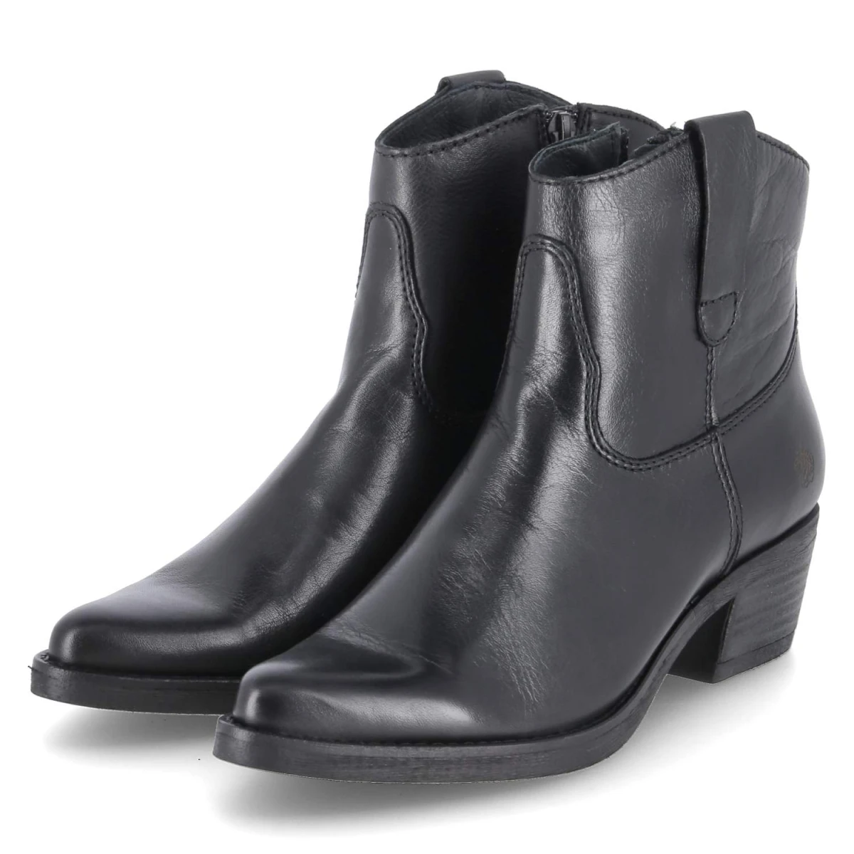 Apple of Eden Stiefeletten - Gr. 39 - Schwarz - Glattleder