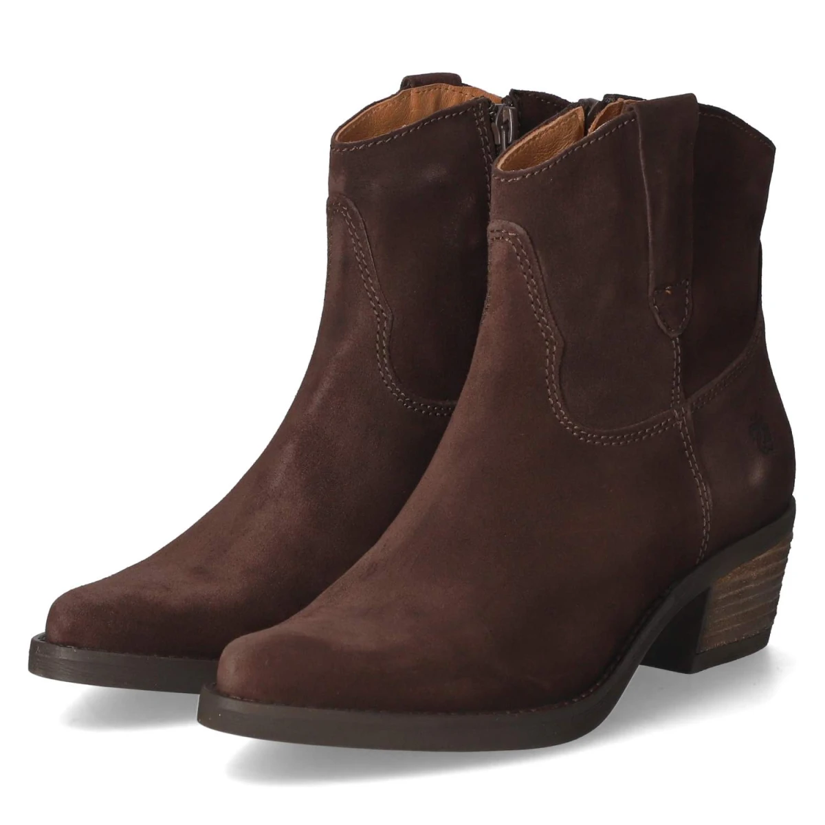 Apple of Eden Westernstiefeletten EVIE 87 - Gr. 37 - Braun - Rauleder