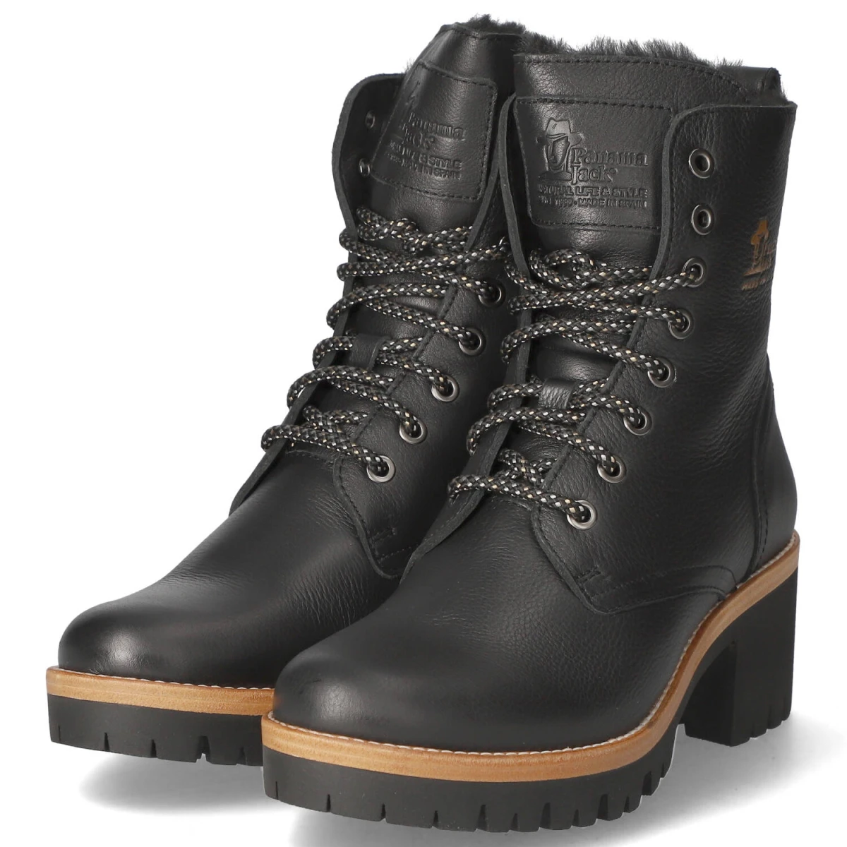 Panama Jack Winterstiefeletten PADMA B11 - Gr. 40 - Schwarz - Glattleder