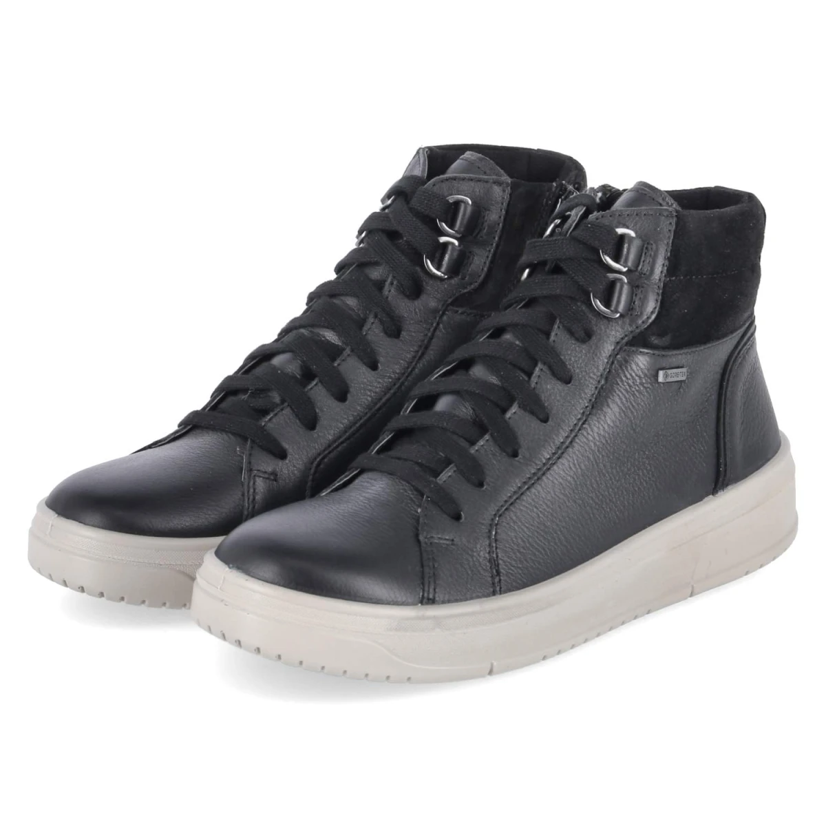 Legero Stiefeletten - Gr. 37,5 - Schwarz - Glattleder