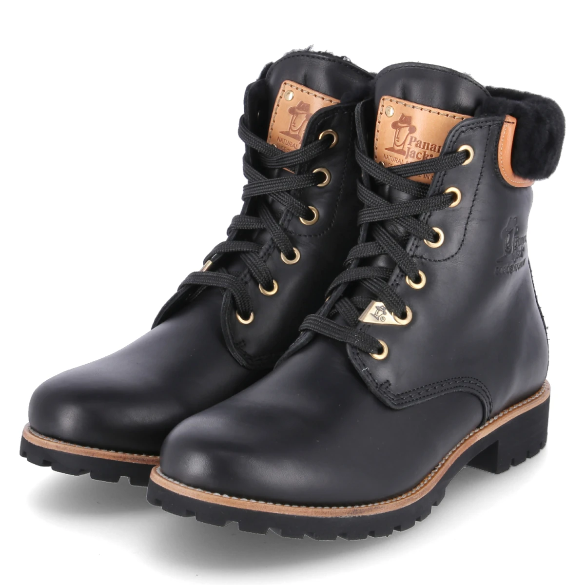 Panama Jack Winterstiefeletten PANAMA 03 - Gr. 38 - Schwarz - Glattleder