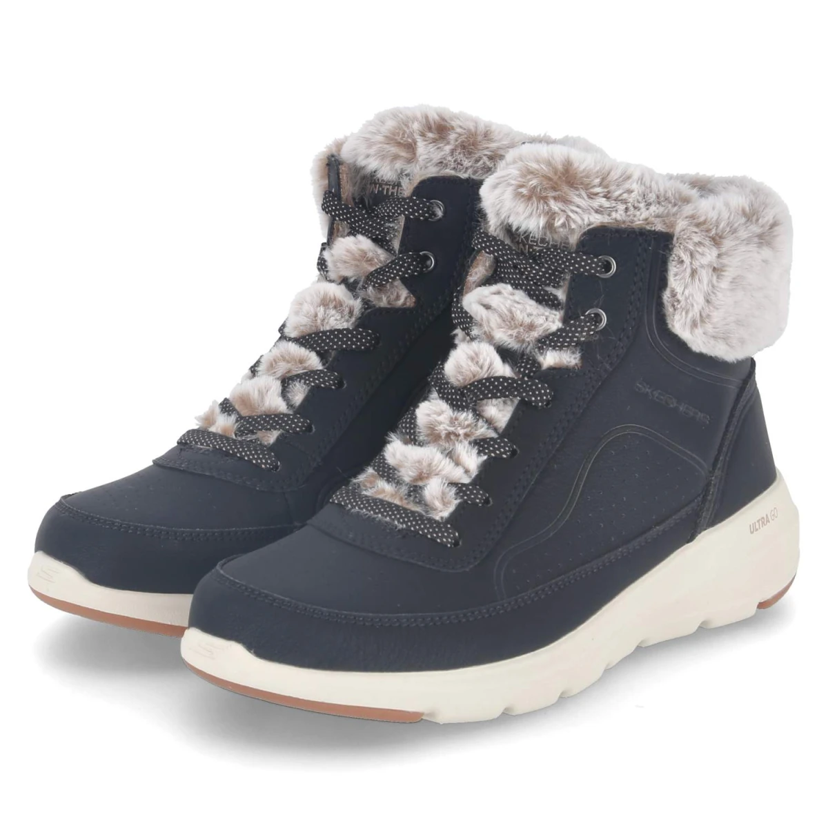Skechers Boots GLACIAL ULTRA - Gr. 37 - Schwarz - Synthetik