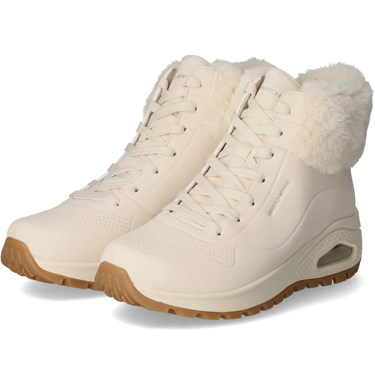 Skechers High Sneaker FALL AIR - Gr. 37 - Beige - Textil & Synthetik