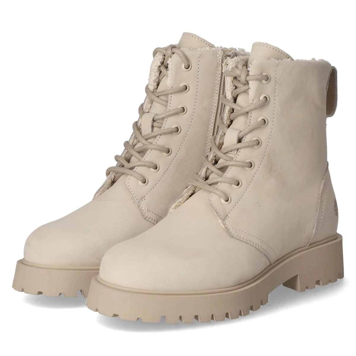 Apple of Eden Stiefeletten GENEVE 28 - Gr. 38 - Taupe - Rauleder
