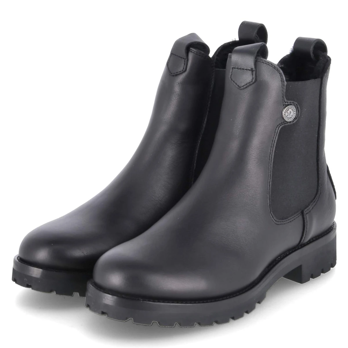 Panama Jack Chelsea Boots FRANCESCA IGLOO - Gr. 40 - Schwarz - Glattleder