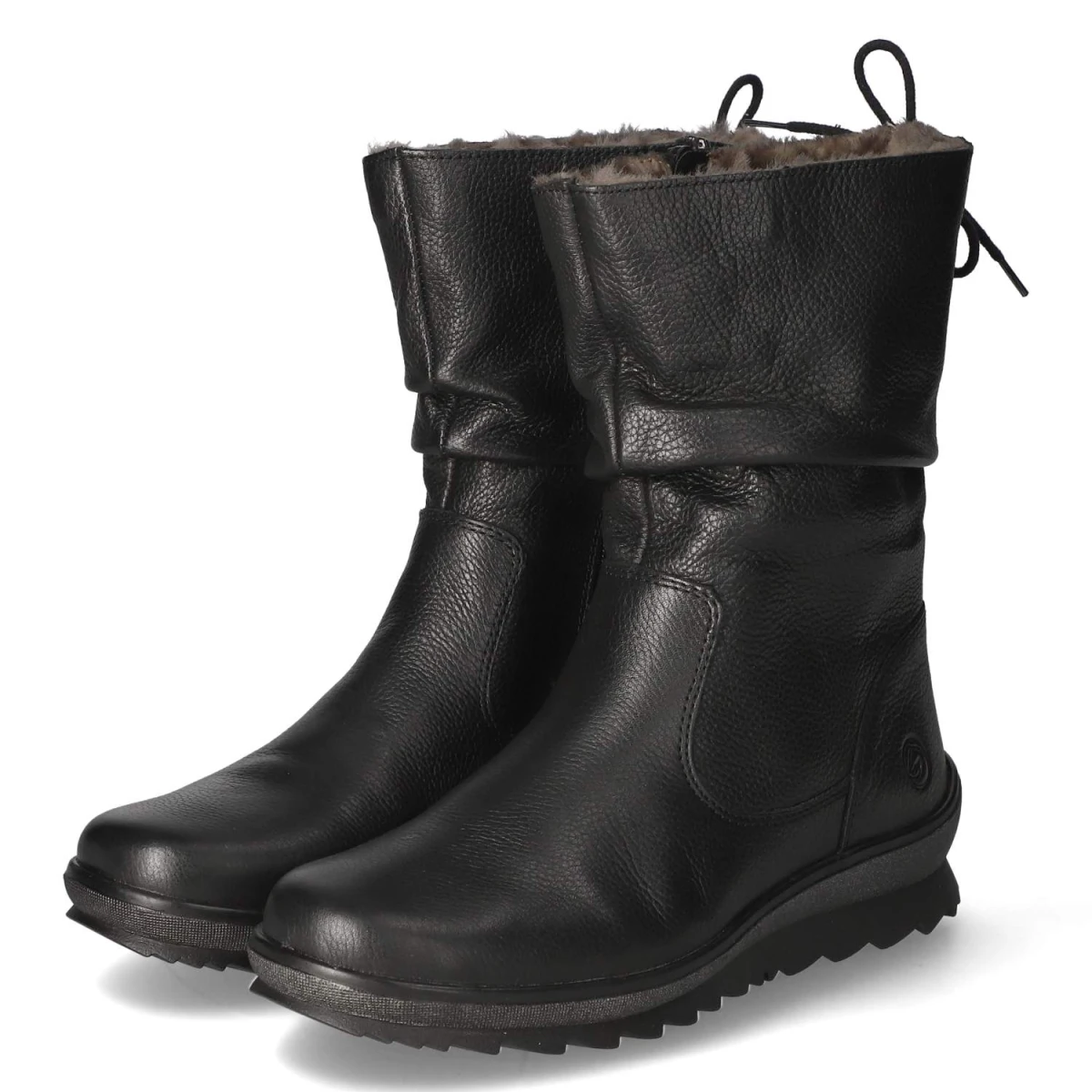 Remonte Winterstiefel - Gr. 41 - Schwarz - Glattleder