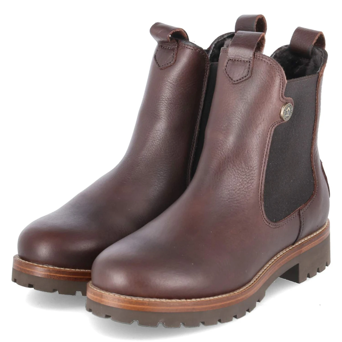 Panama Jack Chelsea Boots FRANCESCA IGLOO - Gr. 42 - Braun - Leder