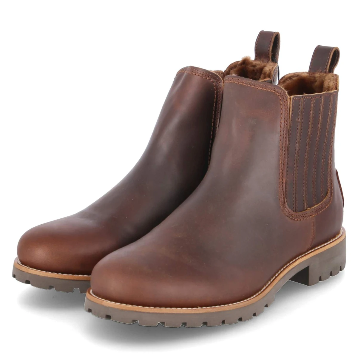 Panama Jack Chelsea Boots BRIGITTE IGLOO - Gr. 38 - Braun - Leder
