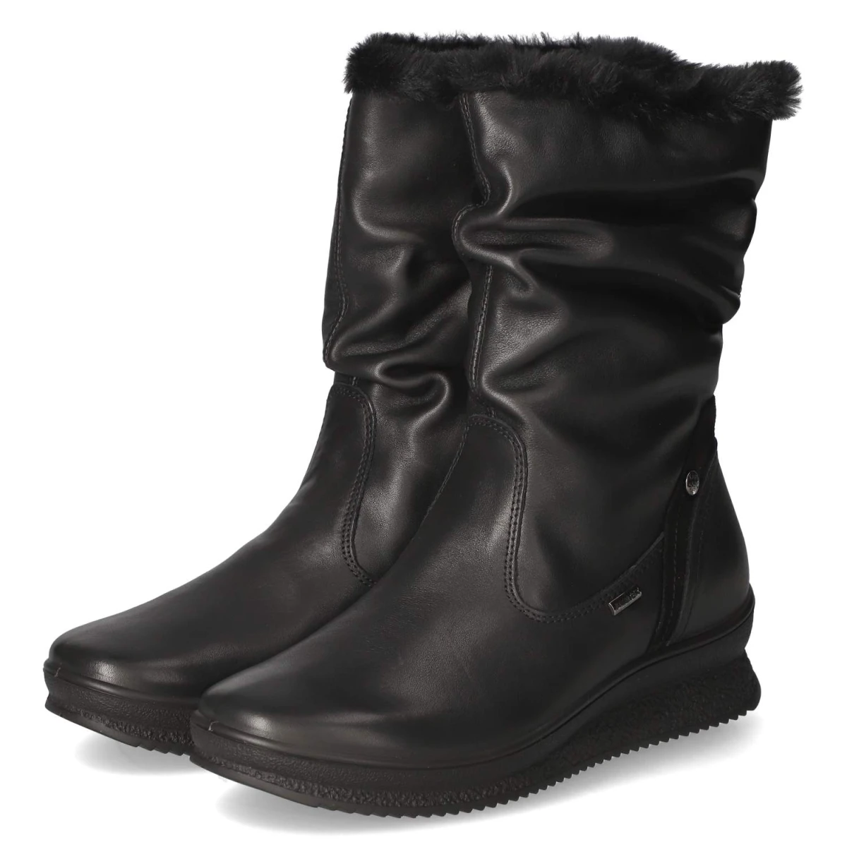 Beliana Winterstiefel - Gr. 37 - Schwarz - Glattleder