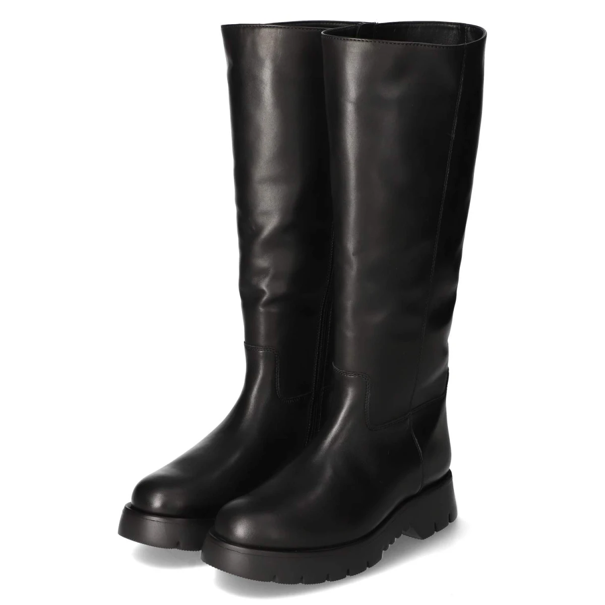 Högl Winterstiefel - Gr. 40 - Schwarz - Glattleder