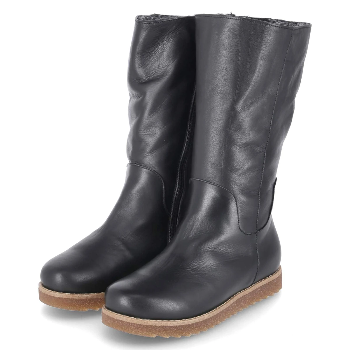 Andrea Conti Winterstiefel - Gr. 37 - Schwarz - Glattleder