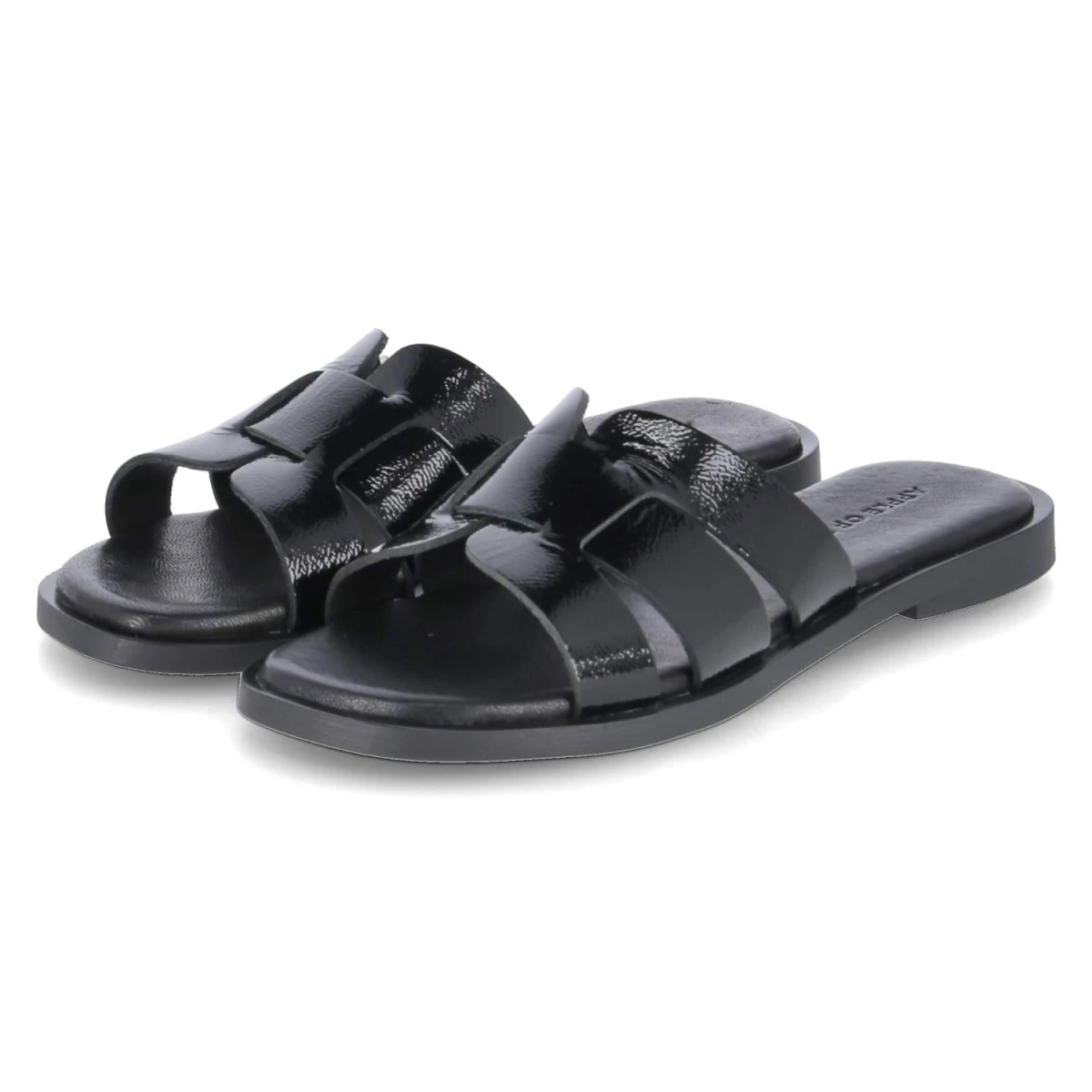 Apple of Eden Pantoletten ALYCIA - Gr. 38 - Schwarz - Lackleder