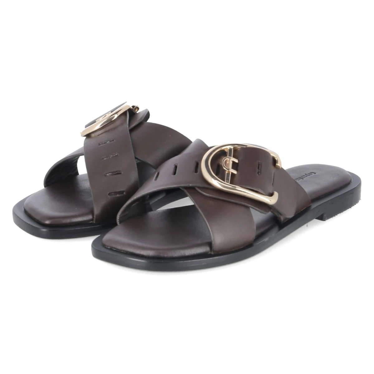 Copenhagen Shoes Pantoletten VIBES X ME - Gr. 38 - Braun - Glattleder