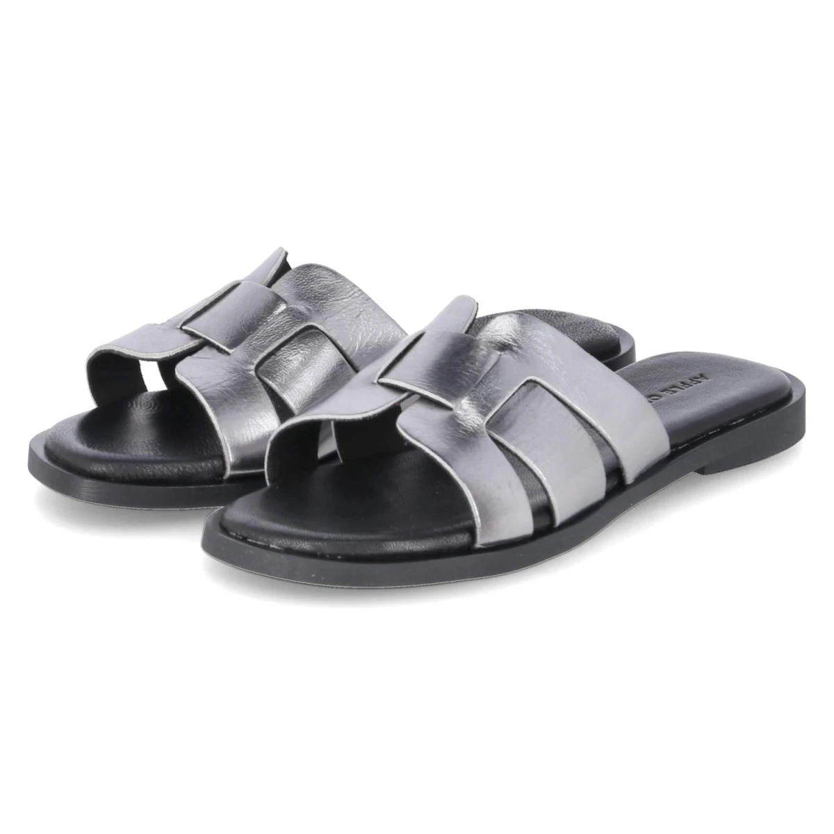 Apple of Eden Pantoletten ALYCIA - Gr. 40 - Silber - Glattleder