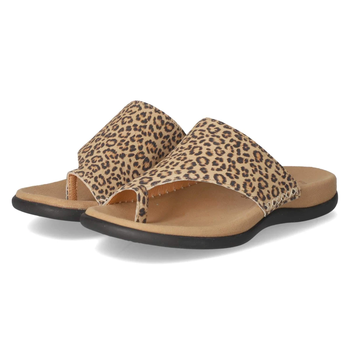 Gabor Zehentrenner - Gr. 36 - Beige - Rauleder