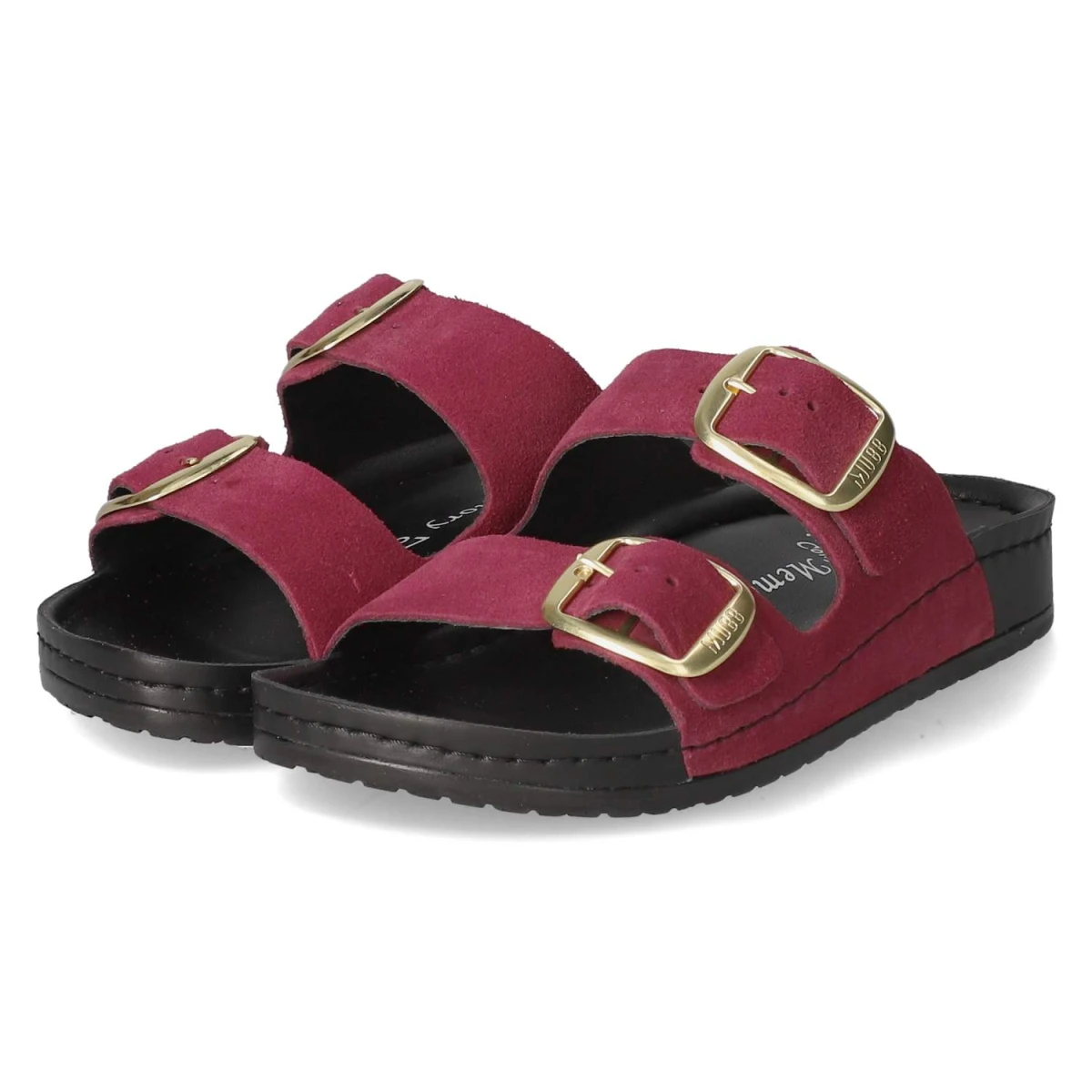 Mubb Pantoletten - Gr. 37 - Lila - Rauleder