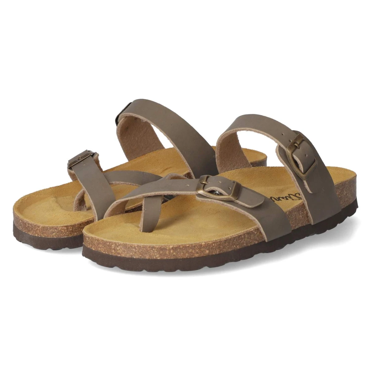 Beliana Zehentrenner - Gr. 42 - Braun - Synthetik