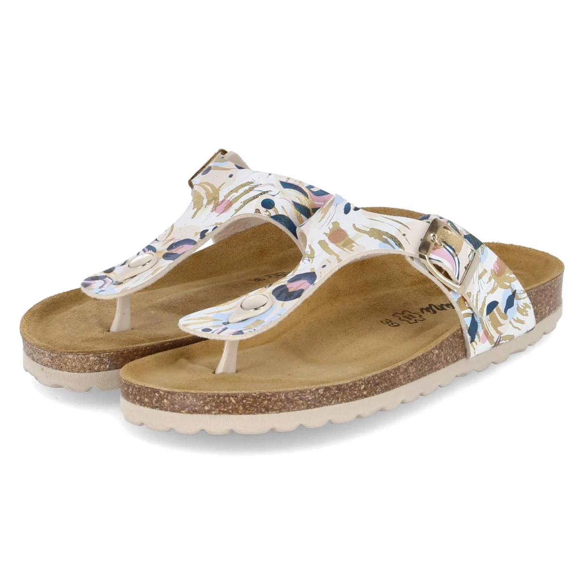 Beliana Zehentrenner - Gr. 41 - Mehrfarbig - Kunstleder