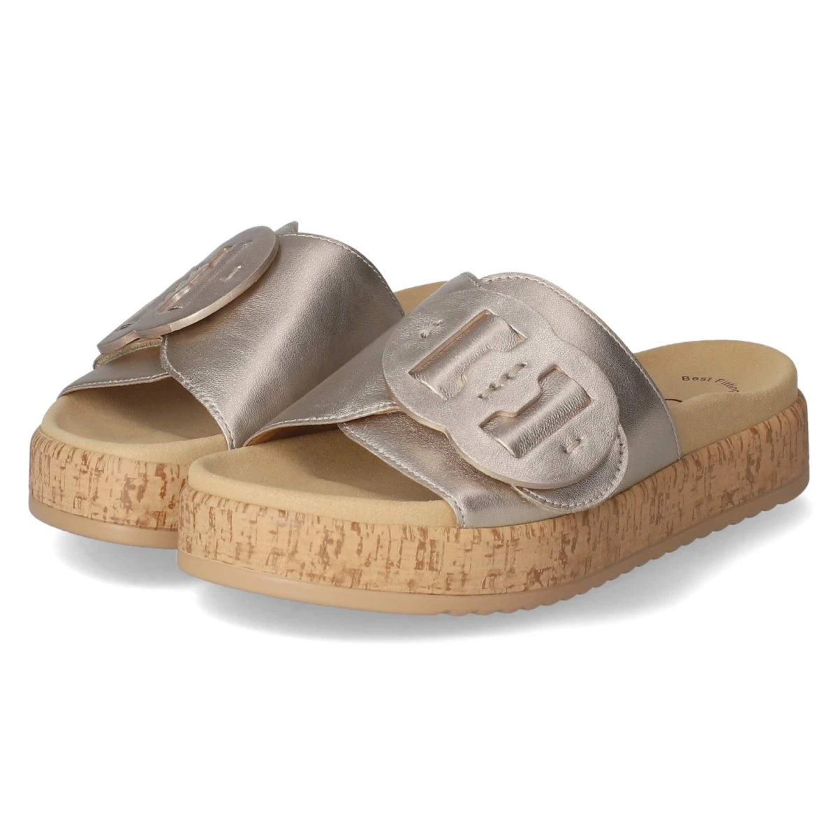 Gabor Pantoletten - Gr. 43 - Gold - Glattleder