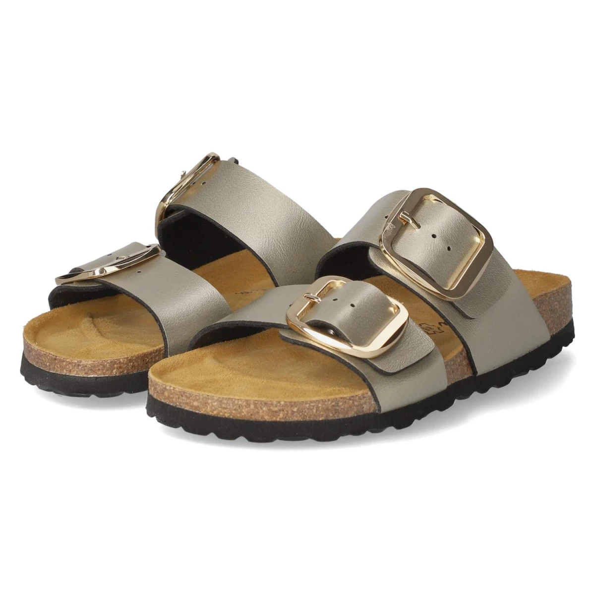 Beliana Pantoletten - Gr. 37 - Gold - Kunstleder