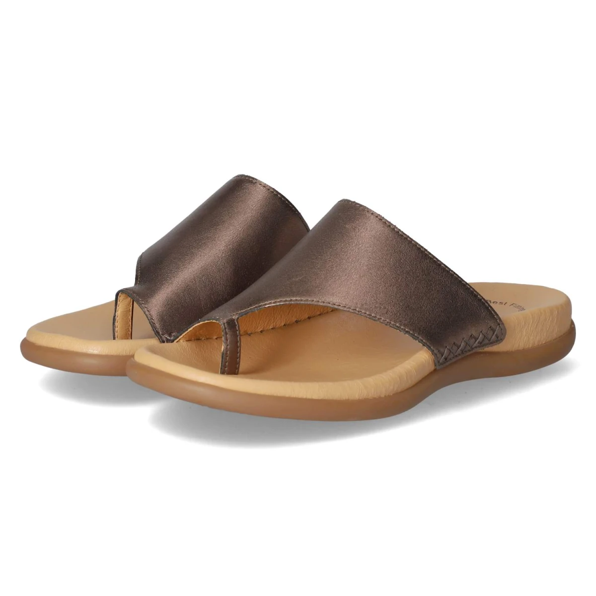 Gabor Zehentrenner - Gr. 40 - Bronze - Glattleder