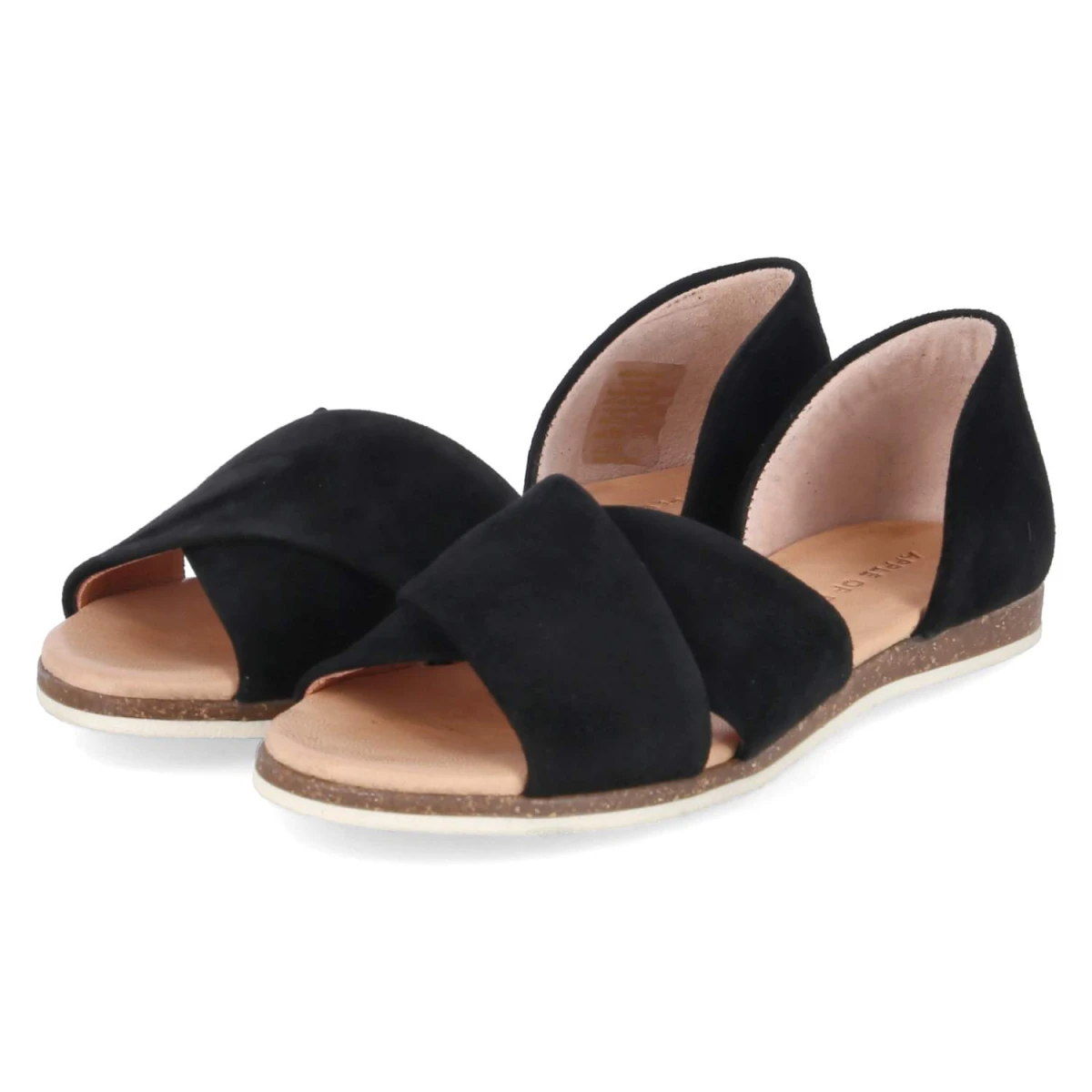 Apple of Eden Sandalen CHIUSI - Gr. 38 - Schwarz - Rauleder