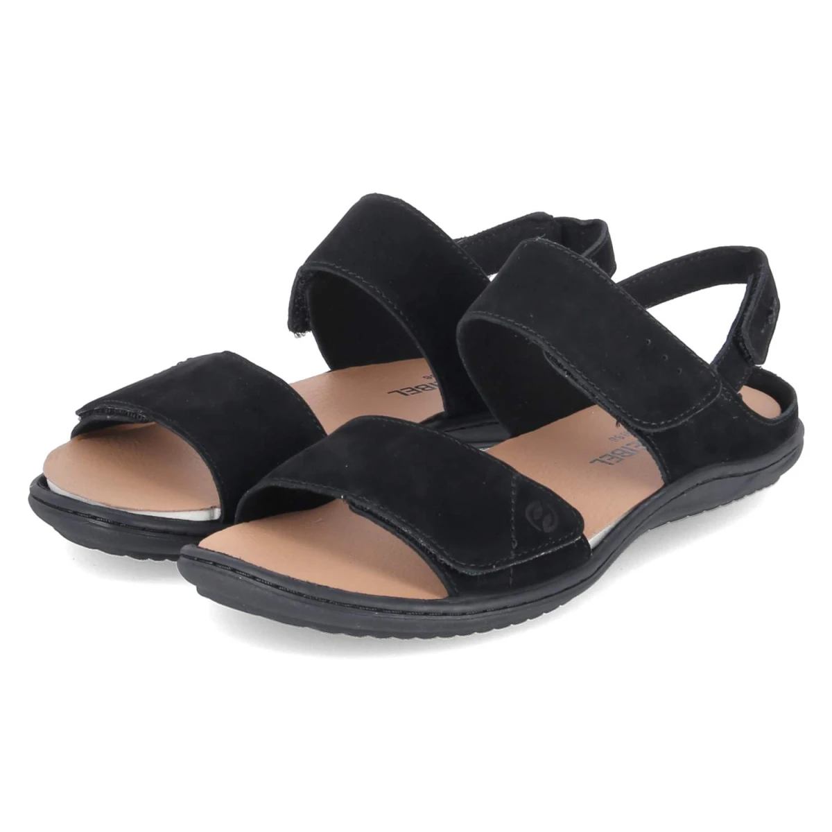 Josef Seibel Sandalen CAITLYN 04 - Gr. 38 - Schwarz - Rauleder