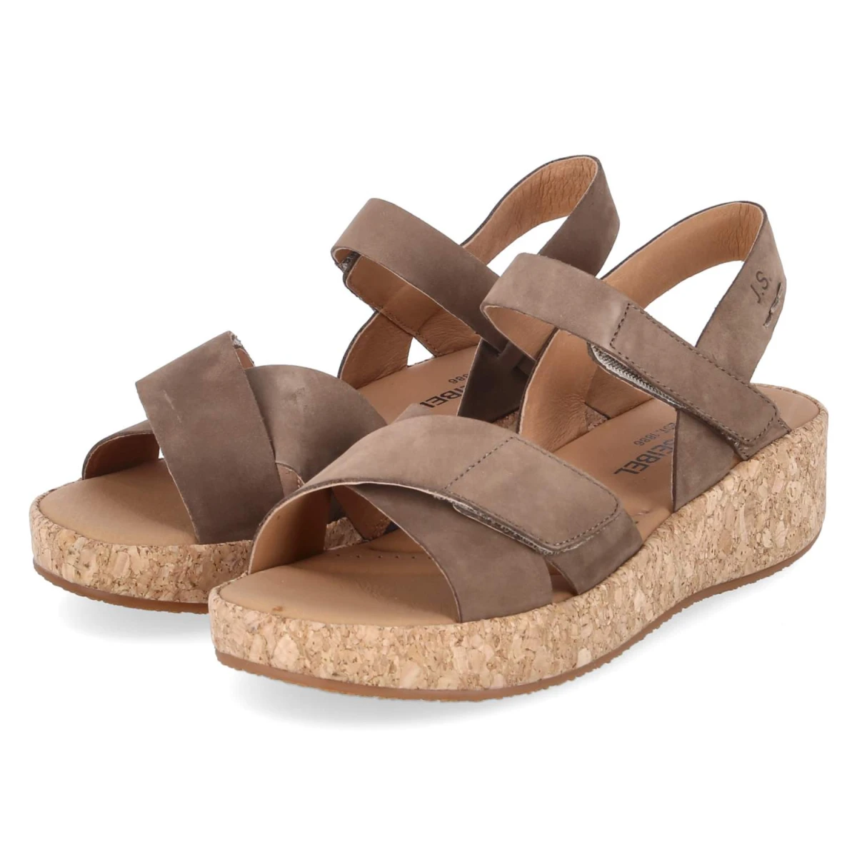 Josef Seibel Sandalen EVITA 03 - Gr. 40 - Taupe - Rauleder