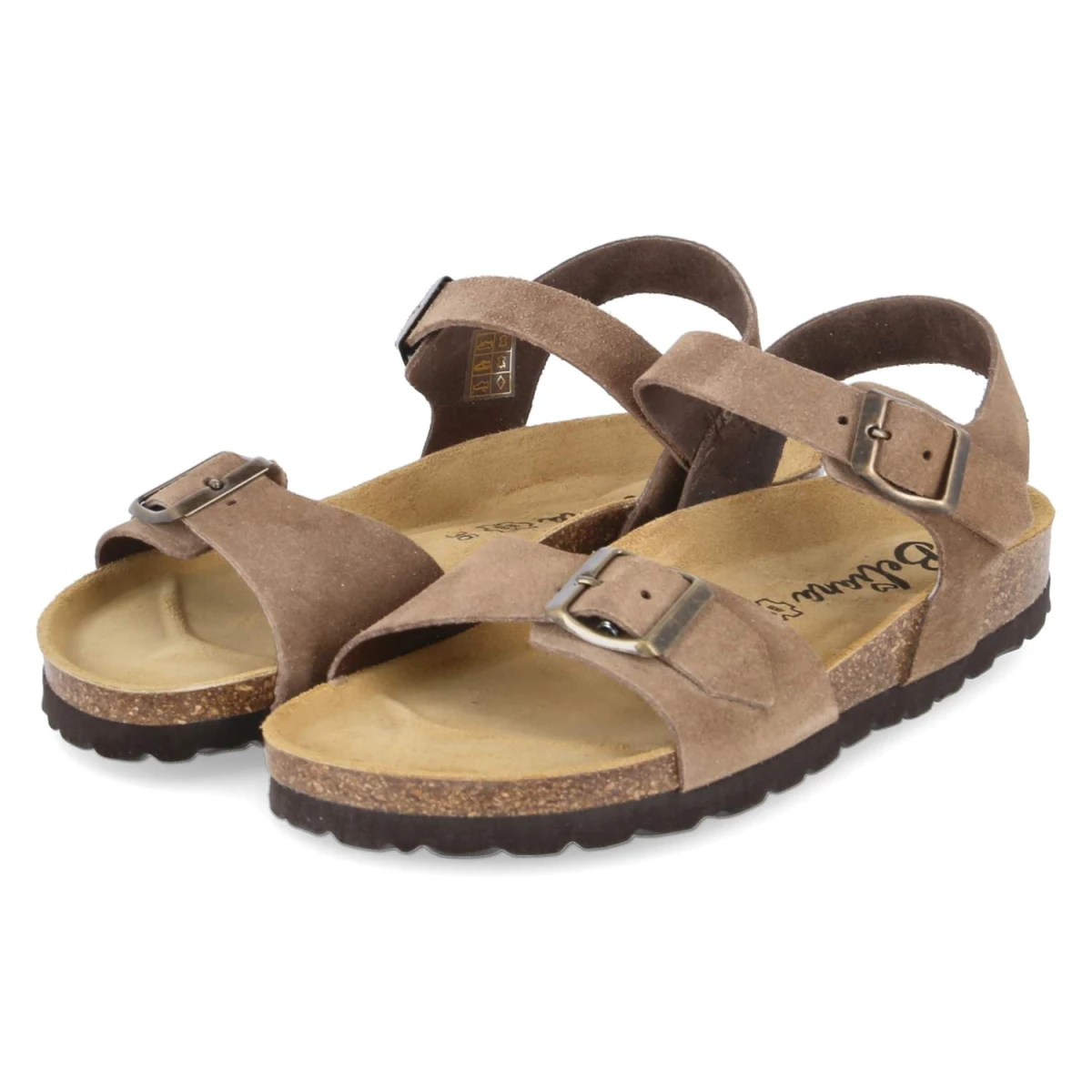 Beliana Sandalen - Gr. 36 - Braun - Rauleder