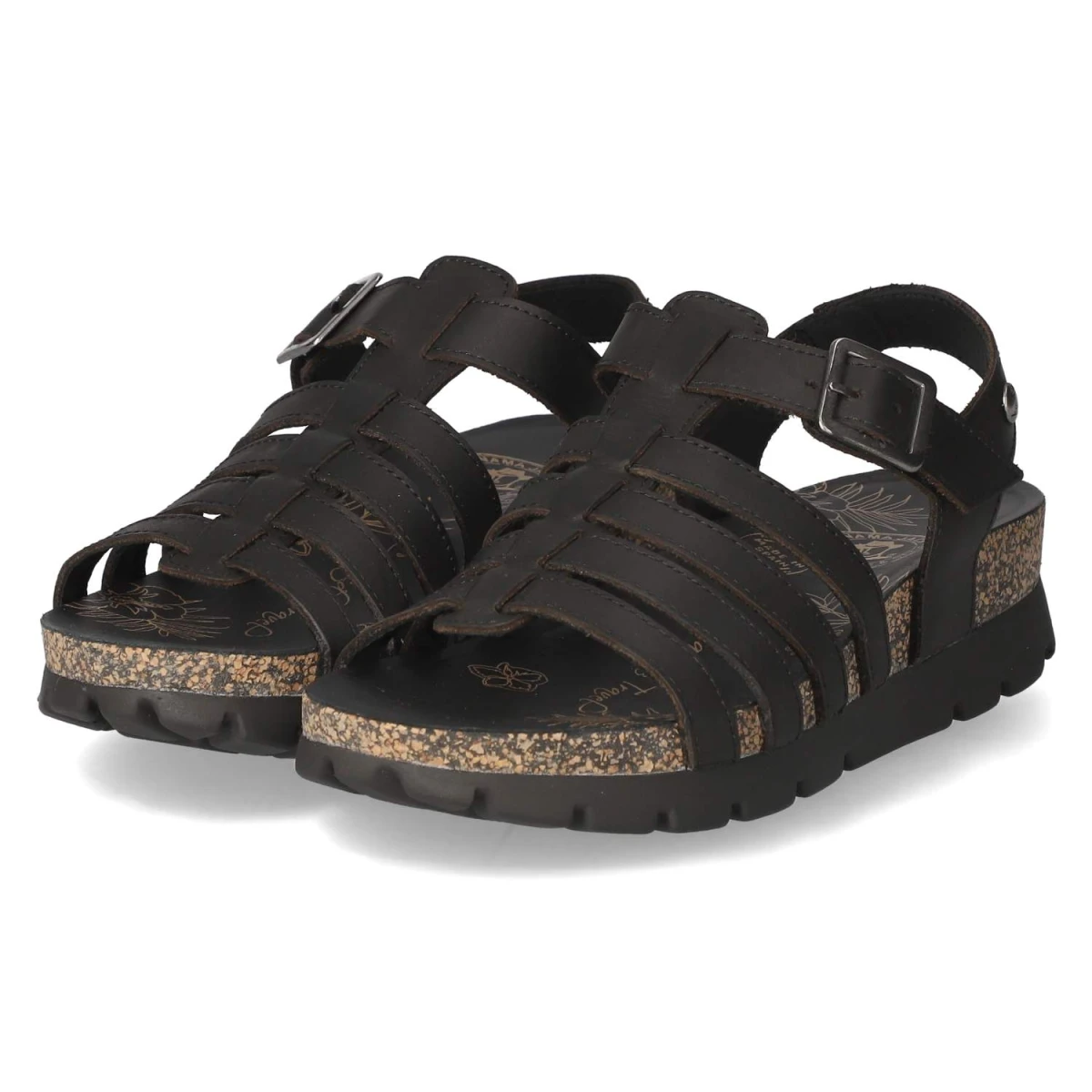 Panama Jack Sandalen SASHA - Gr. 37 - Schwarz - Glattleder