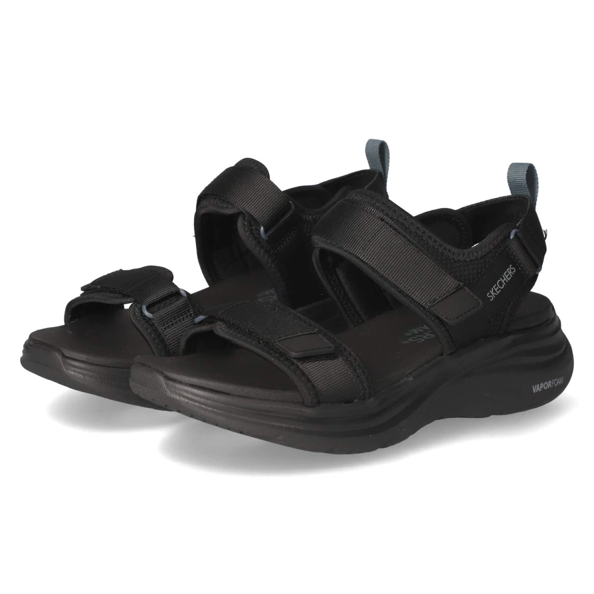 Skechers Sandalen LAIDBACK MOMENTS - Gr. 41 - Schwarz - Textil