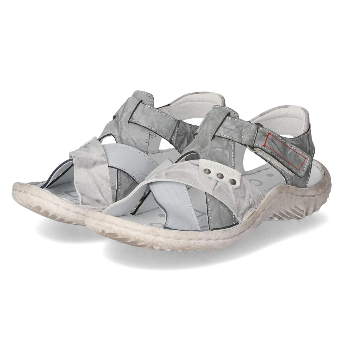 Krisbut Sandalen - Gr. 39 - Grau - Glattleder