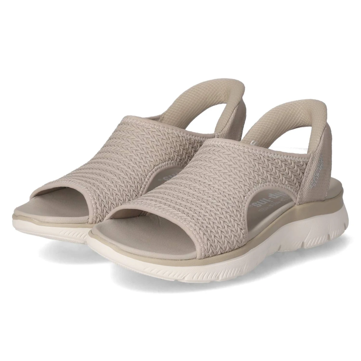 Skechers Sandalen SWEETLY EVOLVED - Gr. 40 - Taupe - Textil