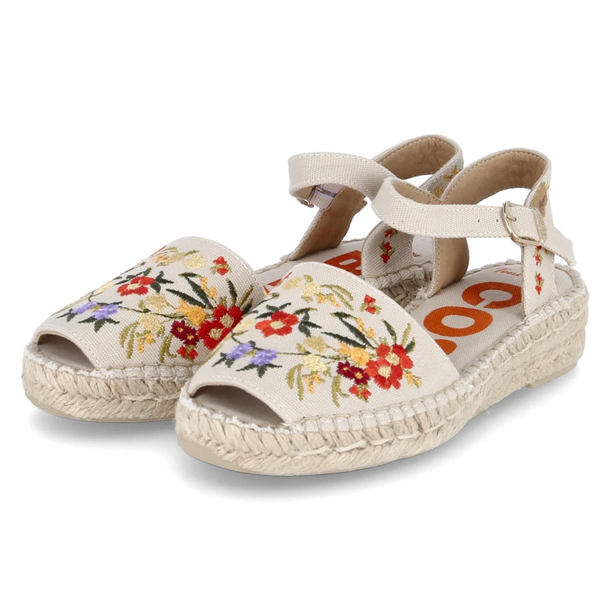Toni Pons Sandalen GARBET - Gr. 42 - Beige - Textil