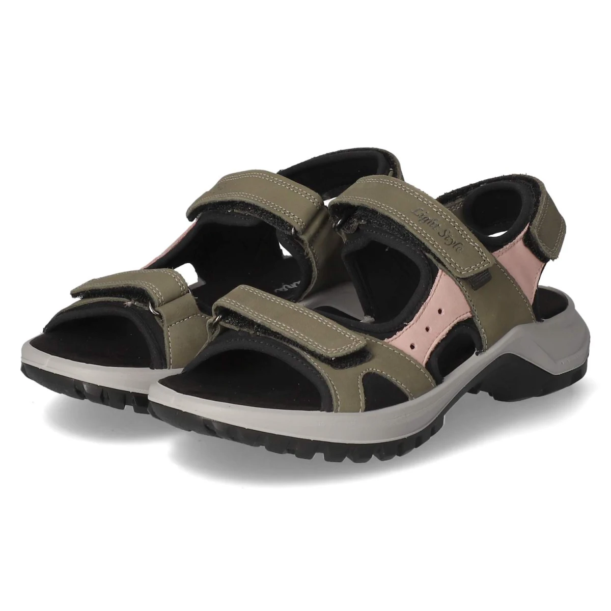 Beliana Sandalen - Gr. 36 - Grün - Rauleder