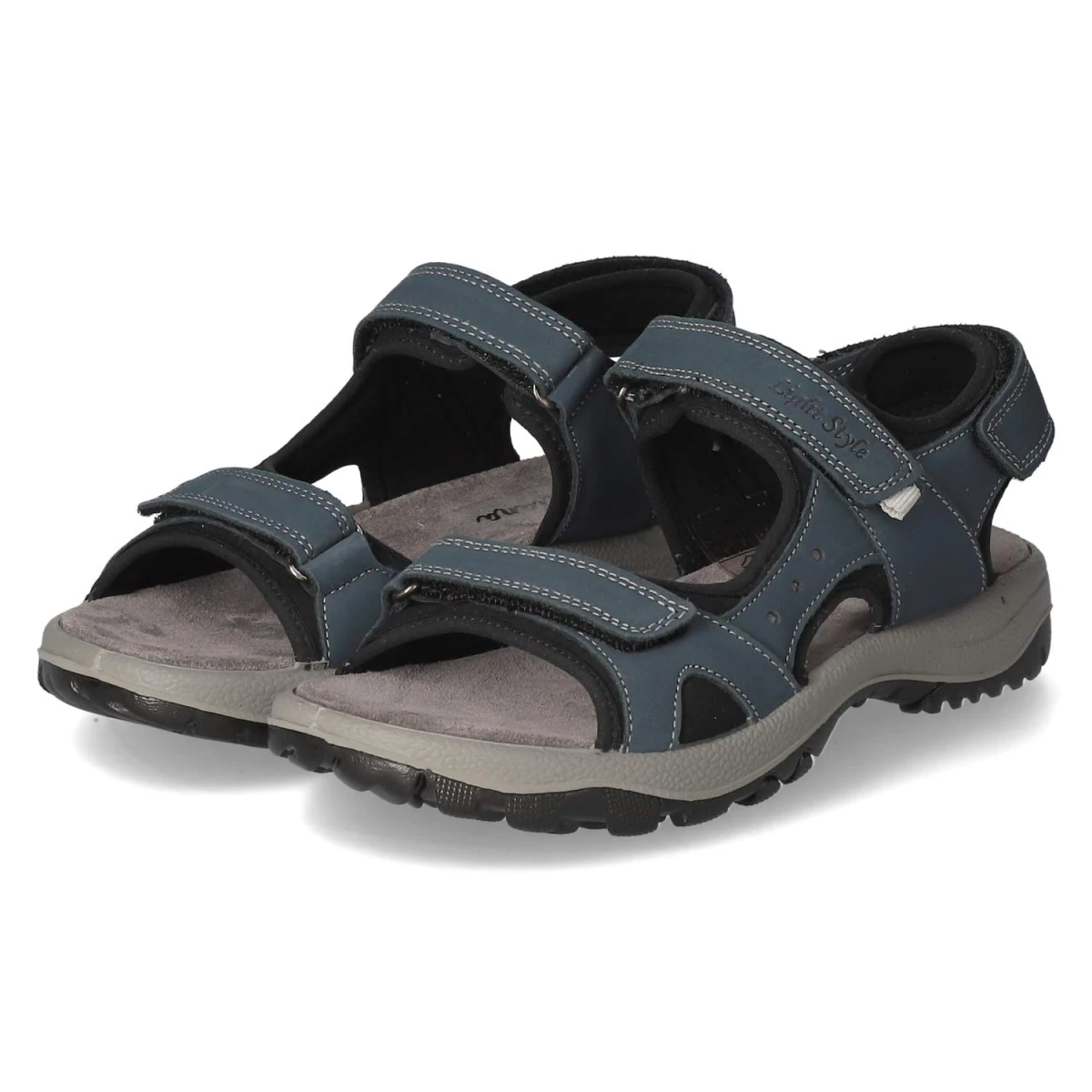 Beliana Sandalen - Gr. 40 - Blau - Rauleder