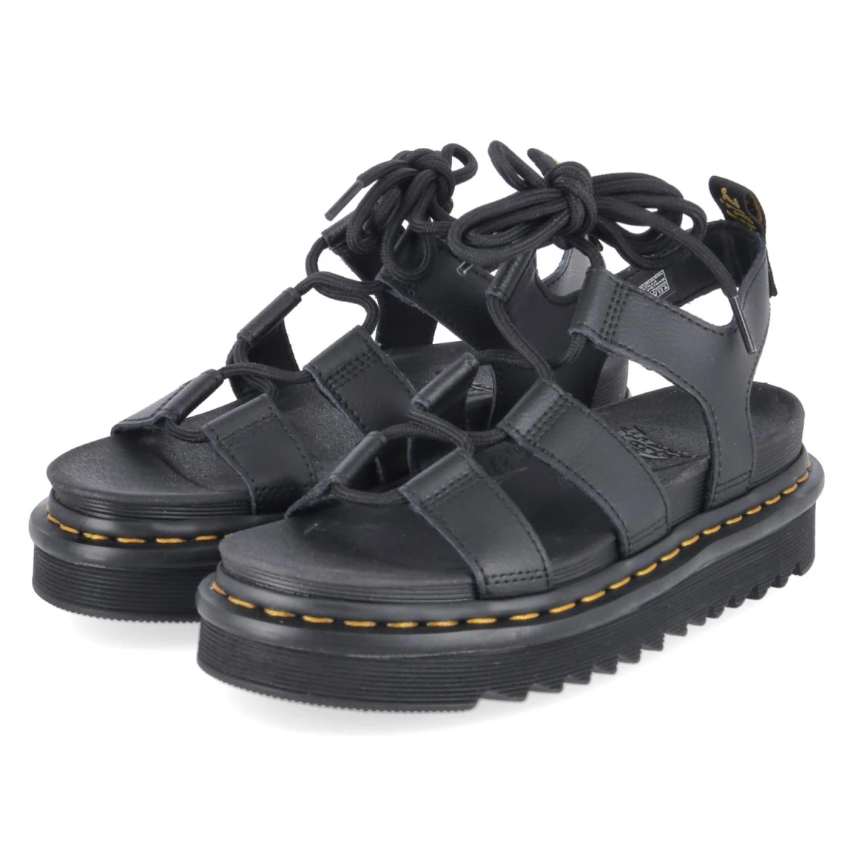 Dr. Martens Gladiator-Sandalen NARTILLA - Gr. 40 - Schwarz - Glattleder