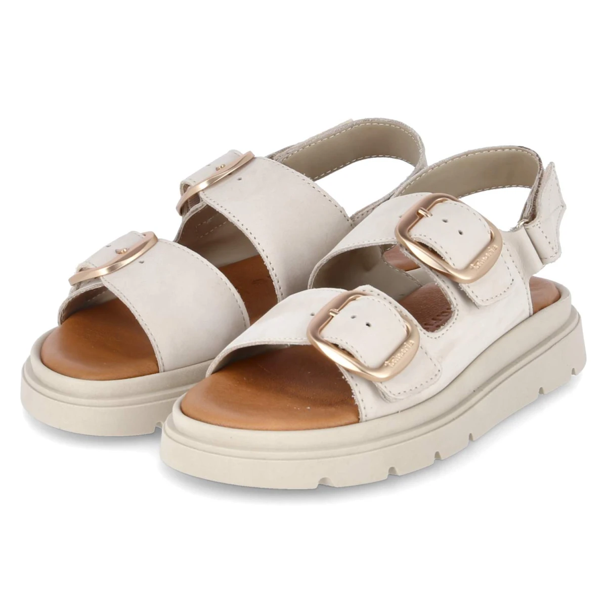 Tamaris Sandalen - Gr. 38 - Grau - Rauleder