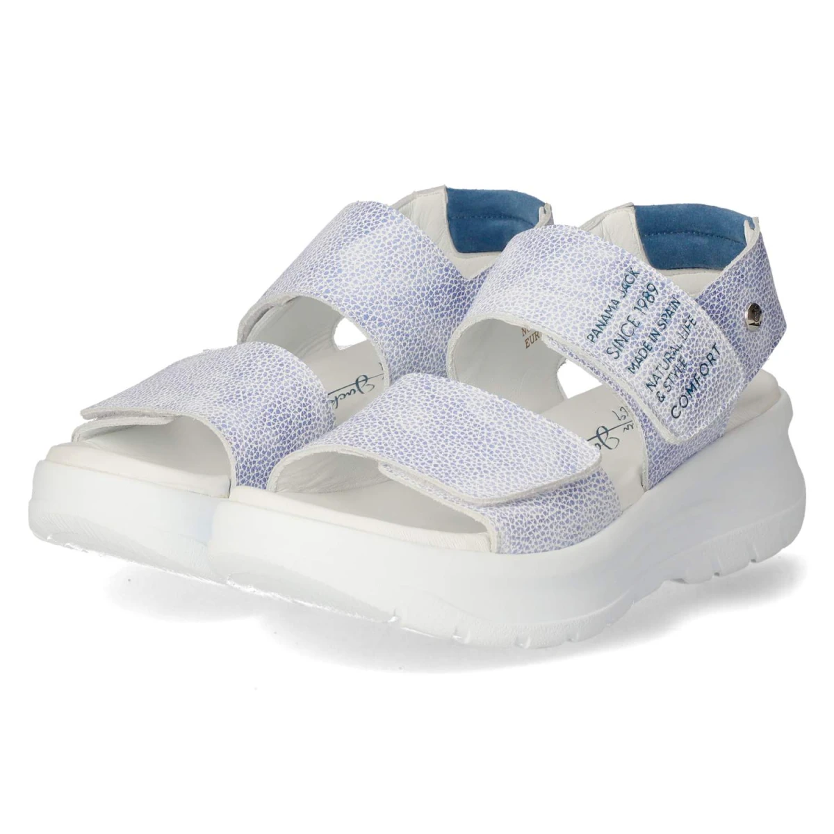 Panama Jack Sandalen NOAH - Gr. 40 - Blau - Glattleder